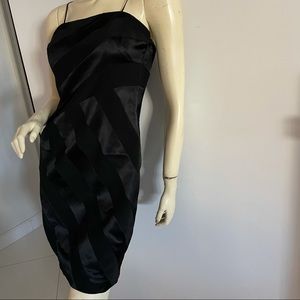 David meister strapless cocktail dress